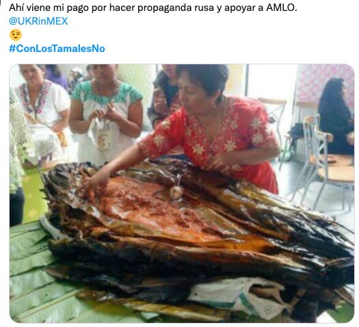 Memes sobre los tamales y la Embajada de Ucrania