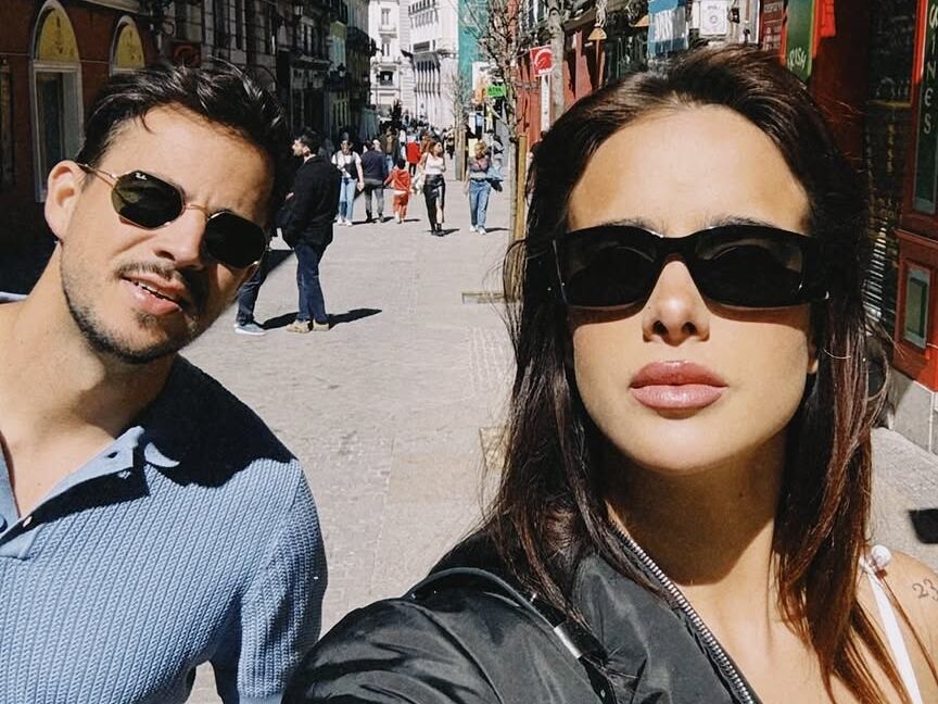 Gala Montes y su novio Icho Van