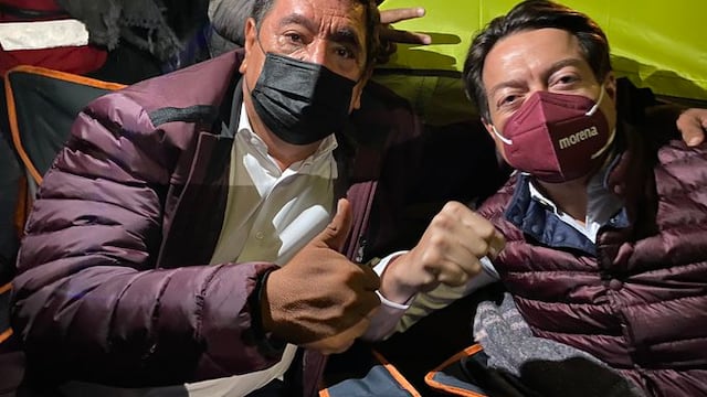 Félix Salgado Macedonio y Mario Delgado