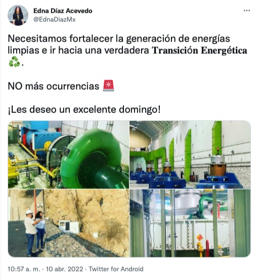 Edna Díaz Acevedo diputada del PRD en contra de la reforma eléctrica de AMLO/@EdnaDiazMx