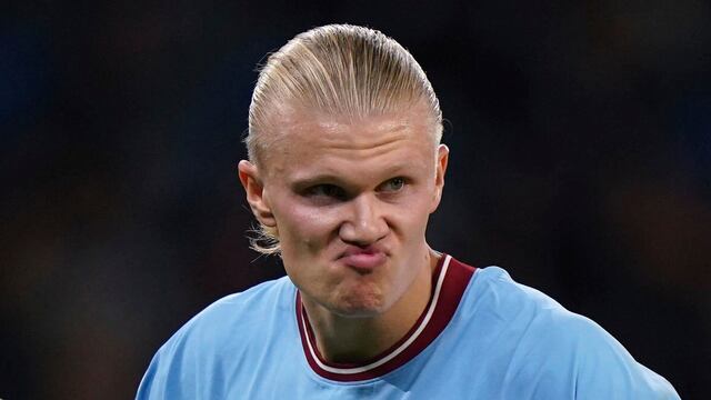 Haaland en la Champions League