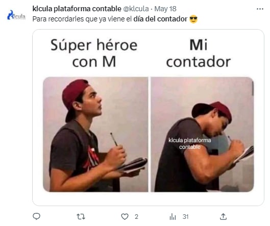 Memes por el día del Contador
