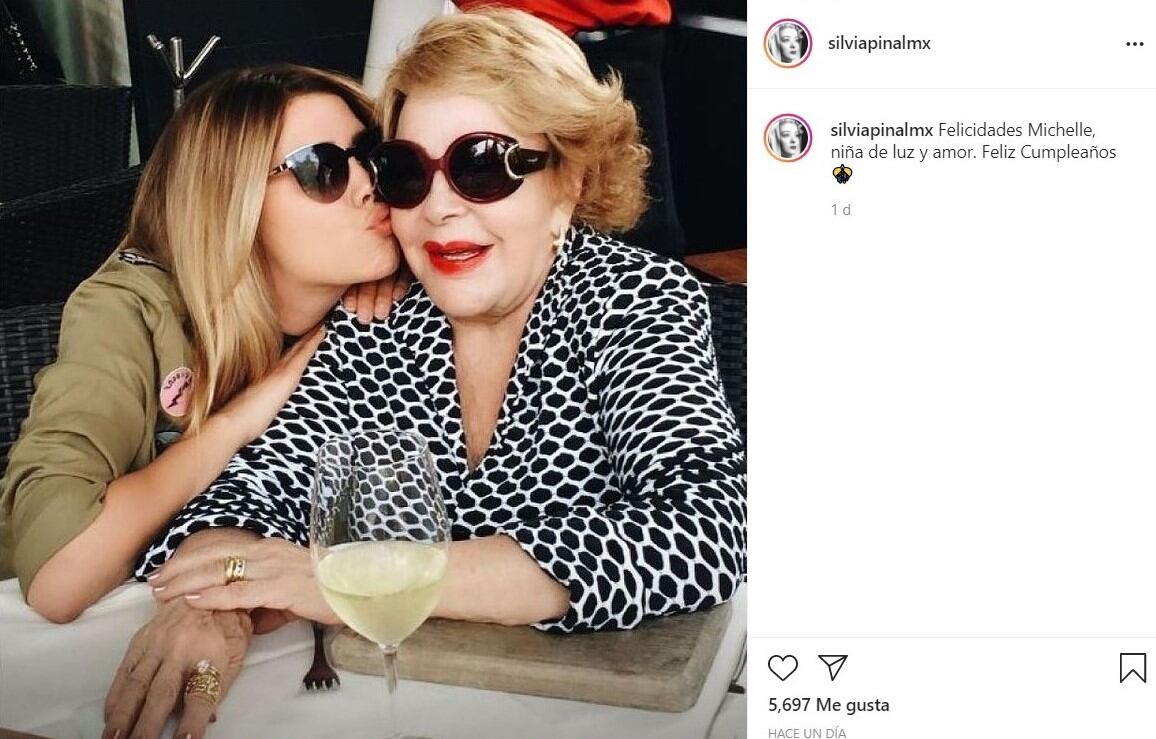 Publicación de Instagram - @silviapinalmx