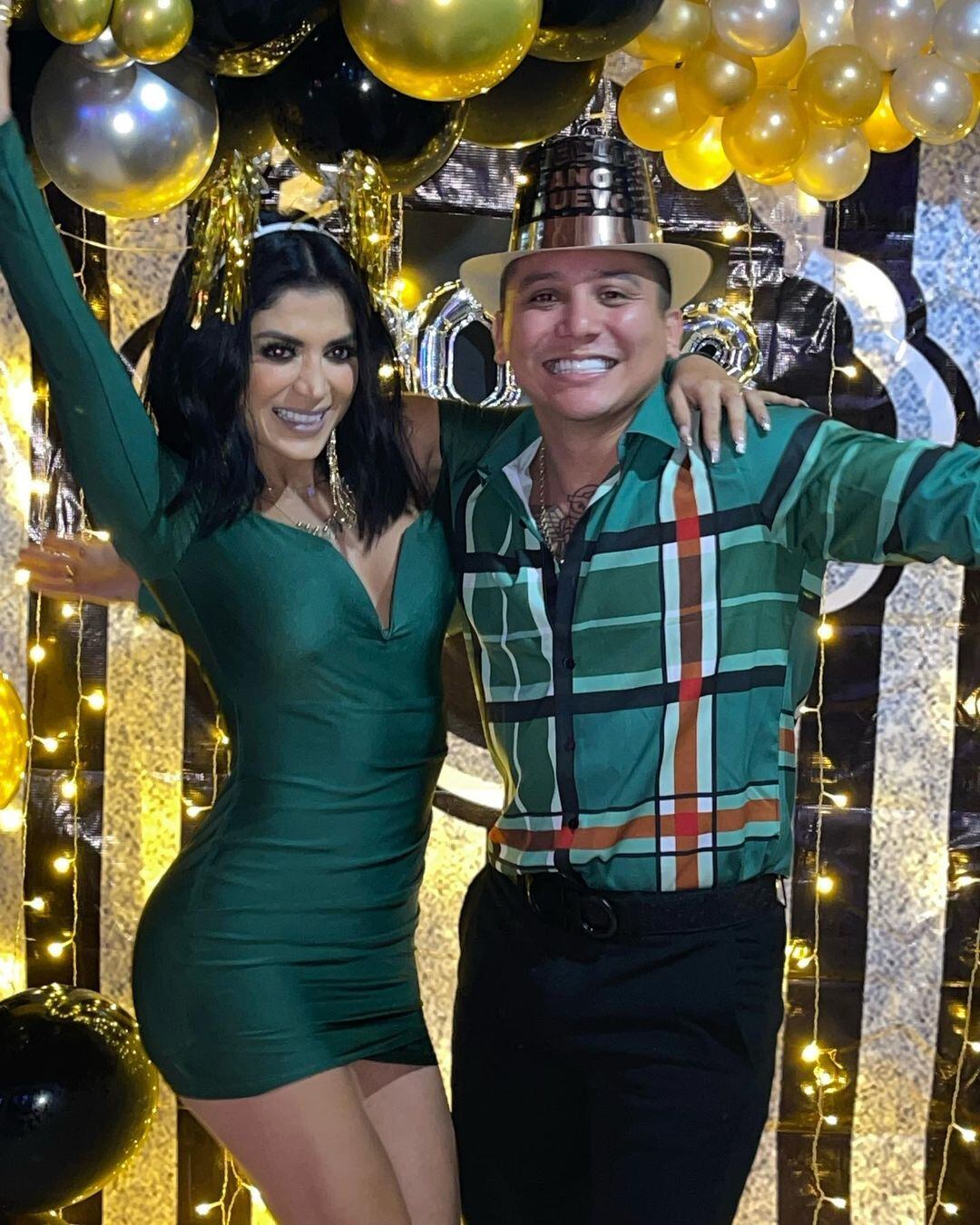 Edwin Luna y Kimberly Flores