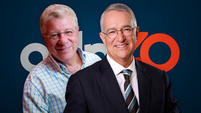 Ricardo Salinas Pliego y Carlos Alazraki