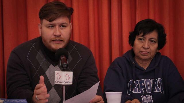 Conferencia de presa sobre presos políticos de Guerrero