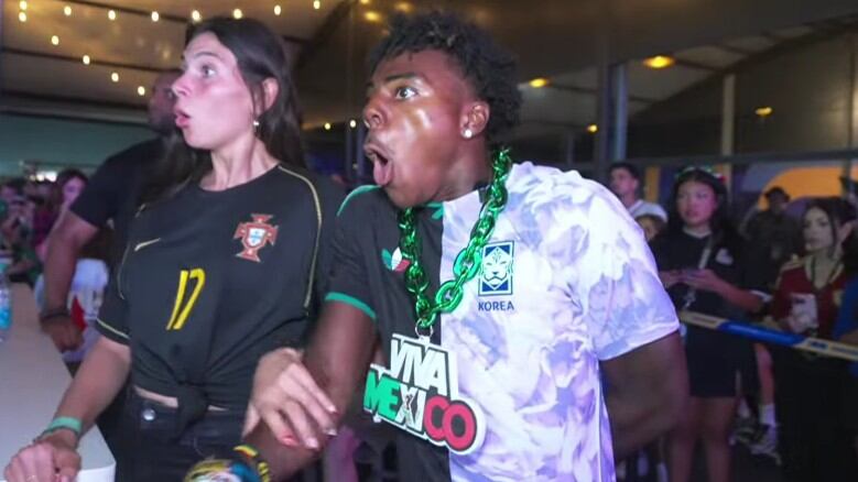 Speed reacciona eufórico al gol de México ante Corea del Sur