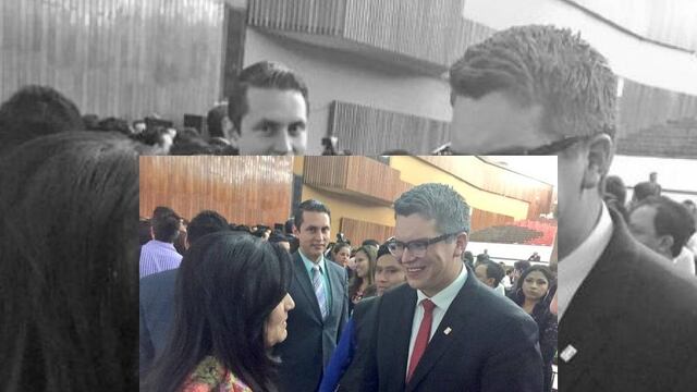 James Borousse en el festejo 86 del PRI.