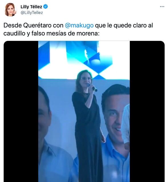 Tuit de Lilly Téllez