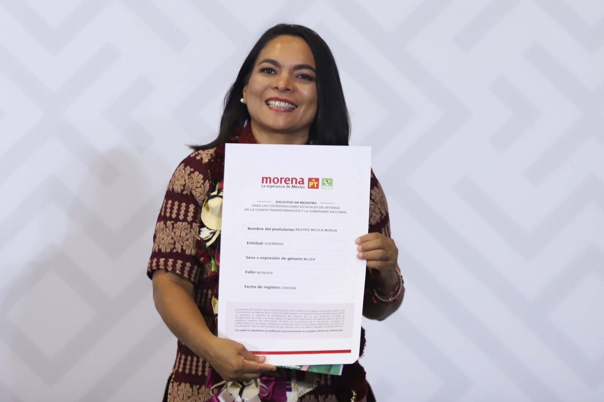 Morena eligió a Beatriz Mojica entre 15 aspirantes a ser coordinador o coordinadora en Guerrero.