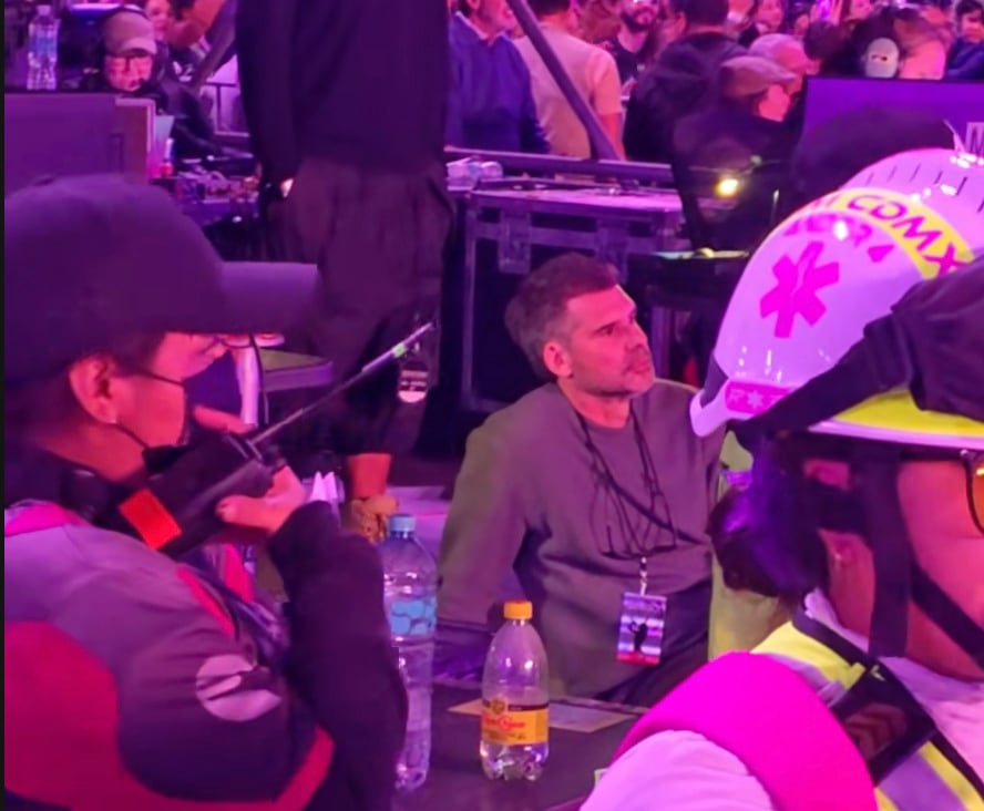 Antonio de la Rúa asistió al concierto de Shakira en el Zócalo de la CDMX