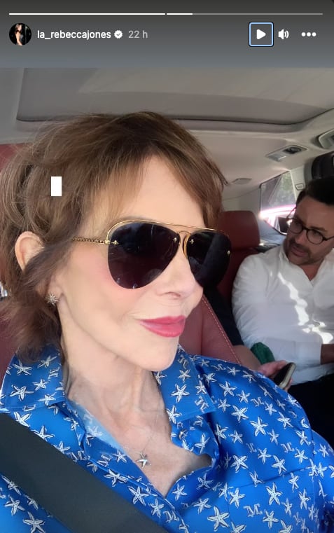 Rebeca Jones reaparece en redes sociales y luce radiante