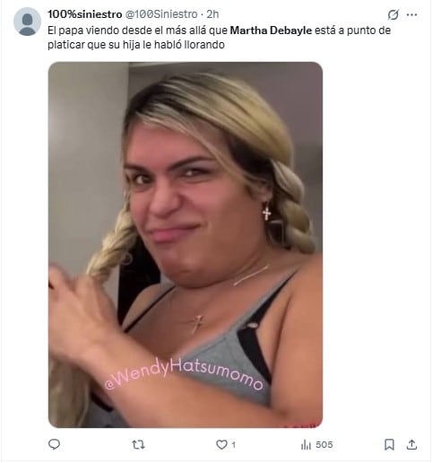 Memes de Martha Debayle por la muerte del Papa Francisco