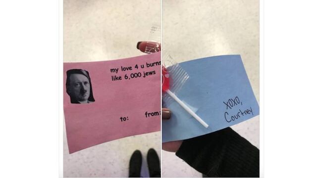 Tarjeta de San Valentín.