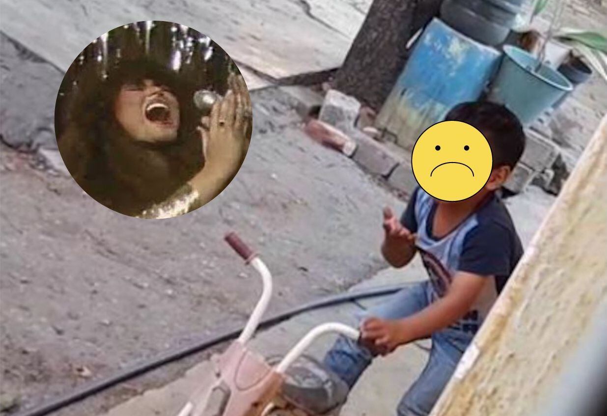 Un niño canta Castillos de Amanda Miguel desgarradoramente