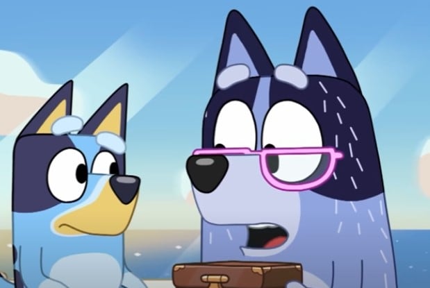 Bluey en casa de la abuela