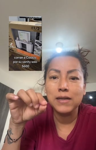 Pensó que el tocador viral de Costco costaba 600 pesos