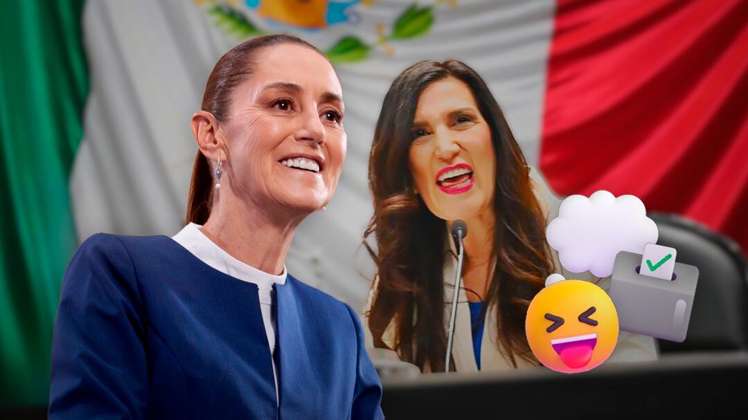 Claudia Sheinbaum se carcajea por destape presidencial de Kenia López Rabadán: “Anda futureando”