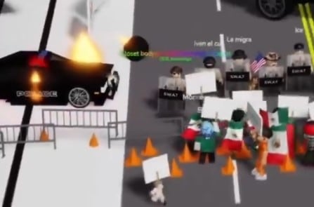 Protestas contra ICE en Estados Unidos llegan a servidores de Roblox