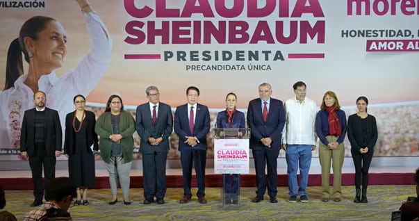 Claudia Sheinbaum presenta a su equipo de precampaña
