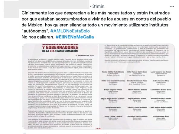 Mensajes con 'El INE no me Calla'