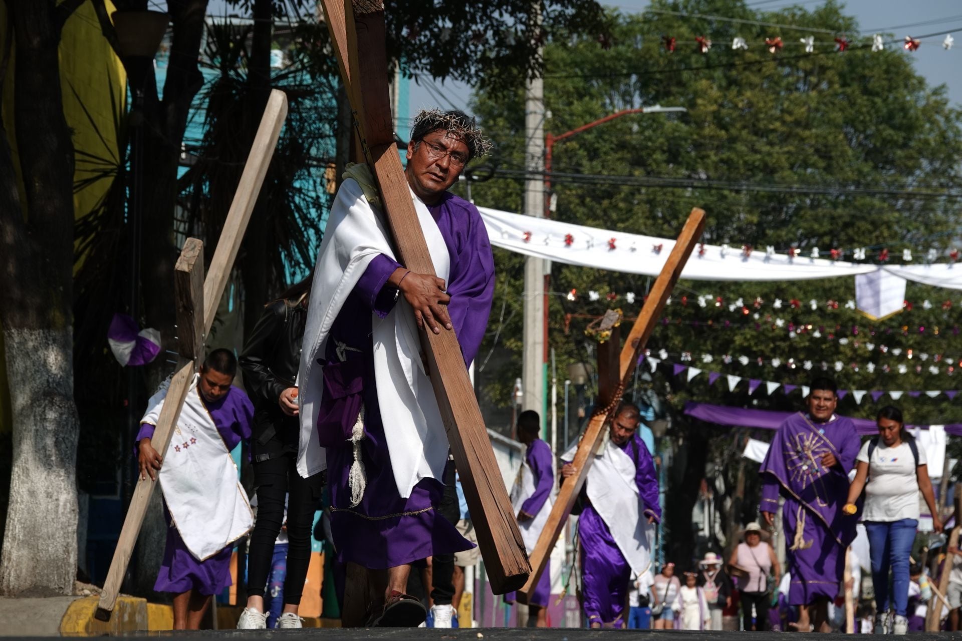 Viacrucis en Iztapalapa