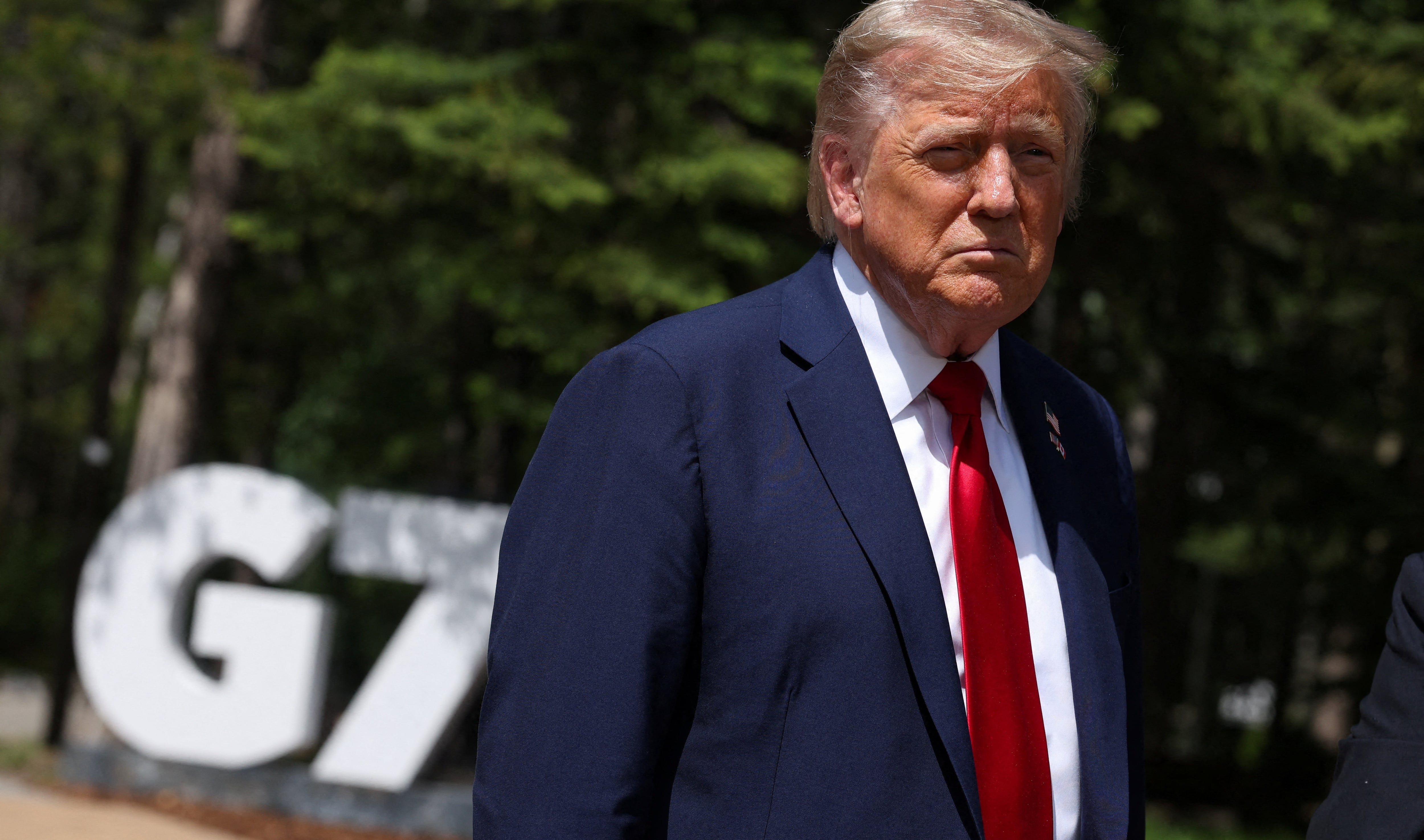 Donald Trump en la cumbre del G7