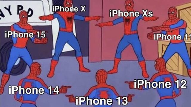 Meme lanzamiento del iPhone 15