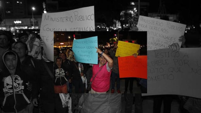 Manifestación a favor de Arturo Villegas