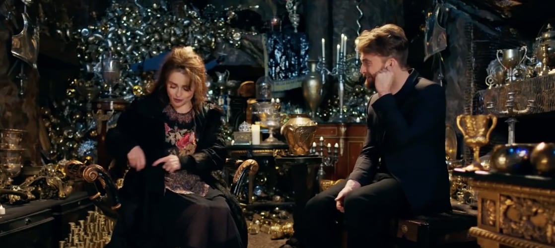 Daniel Radcliffe y Helena Bonham Carter