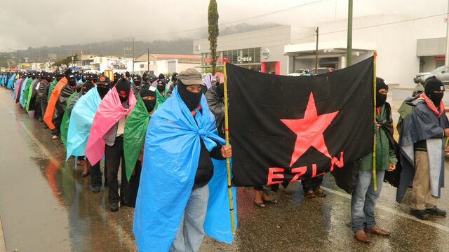 EZLN en San Cristóbal, Chiapas