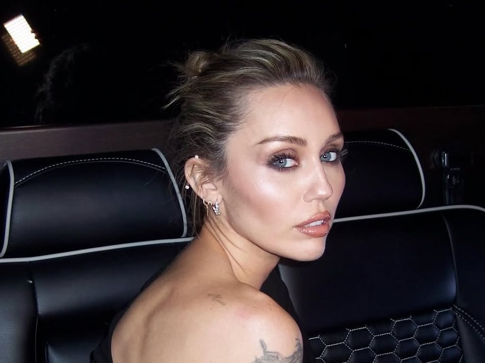 Miley Cyrus, cantante.