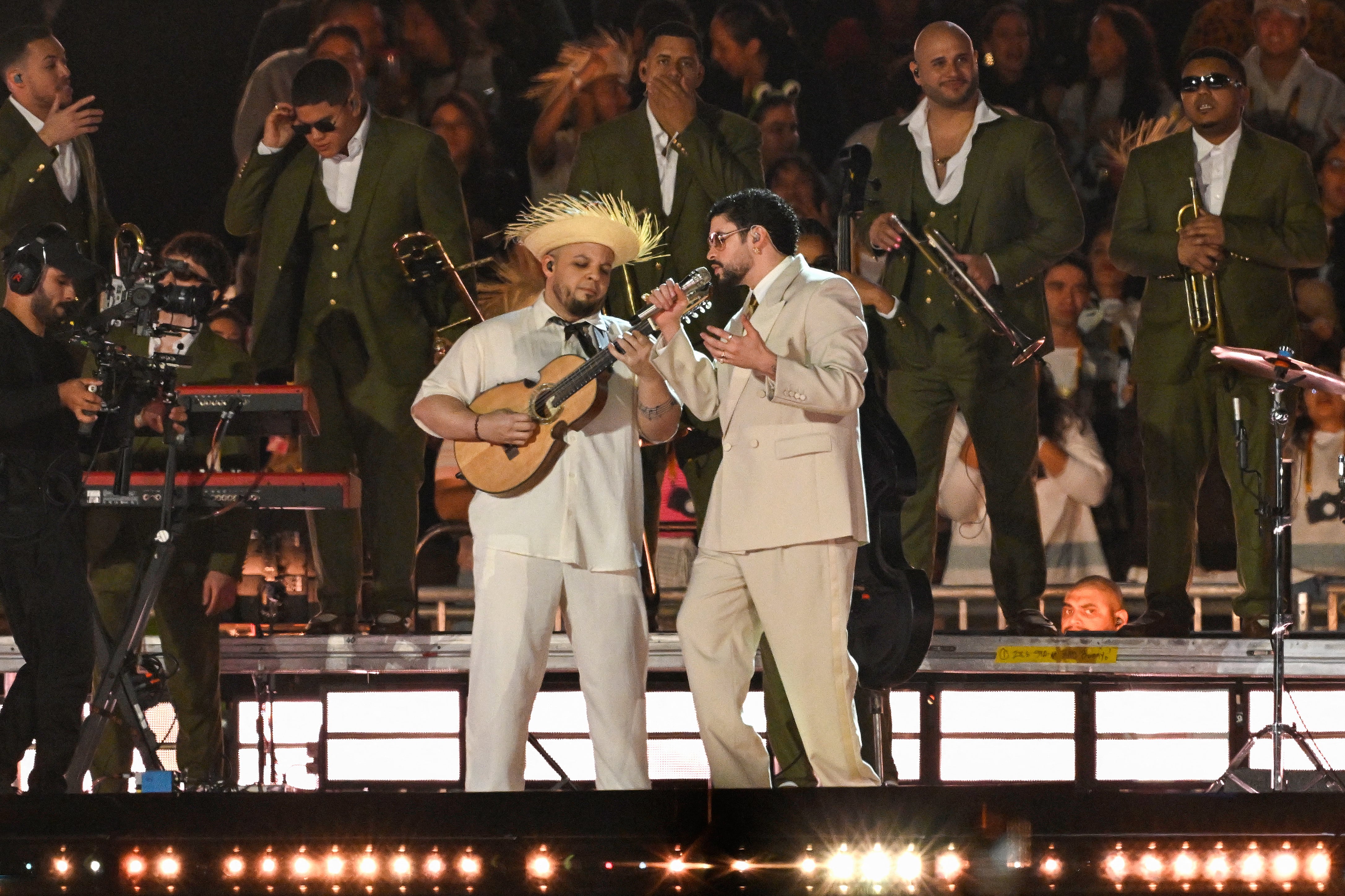 Bad Bunny en concierto en CDMX