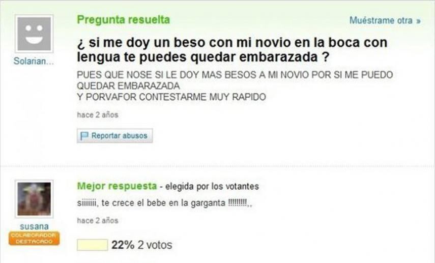 Embarazo por beso