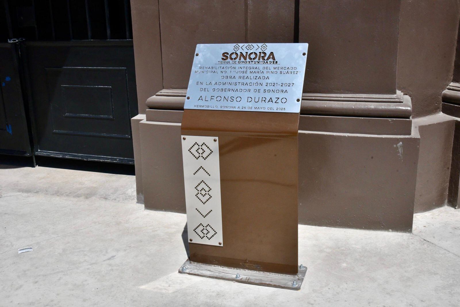 Alfonso Durazo impulsa la transformación del Mercado Municipal No. 1