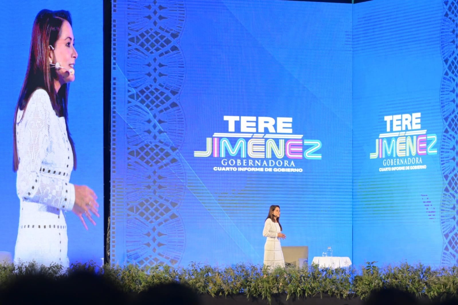 Tere Jiménez presenta su Cuarto Informe de Gobierno