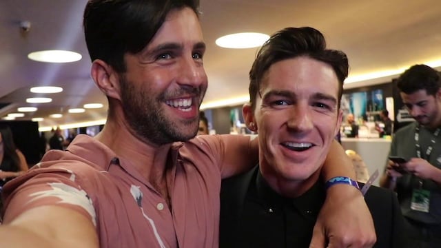 Drake Bell y Josh Peck en su reencuentro.