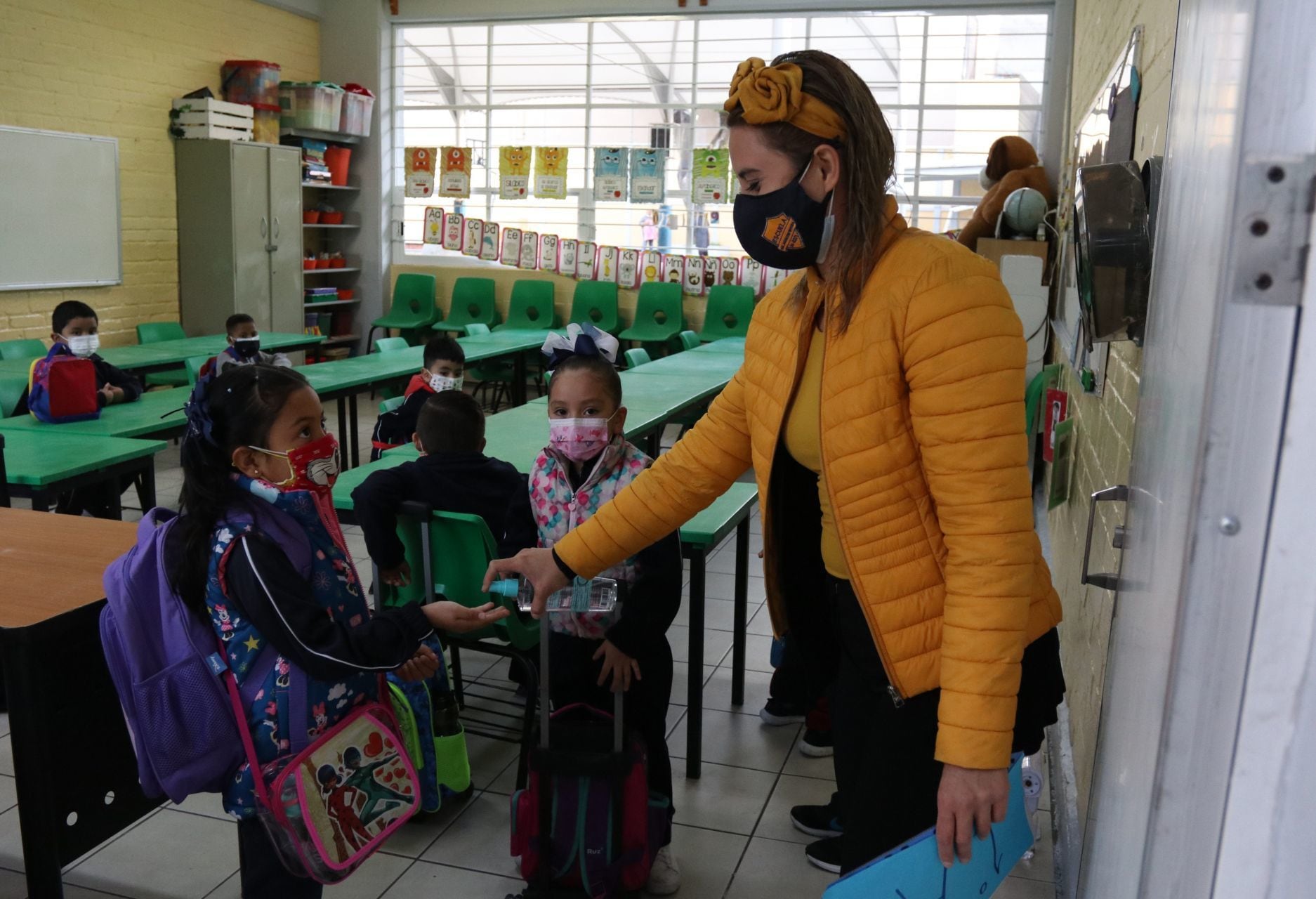 Aula de una escuela en CDMX