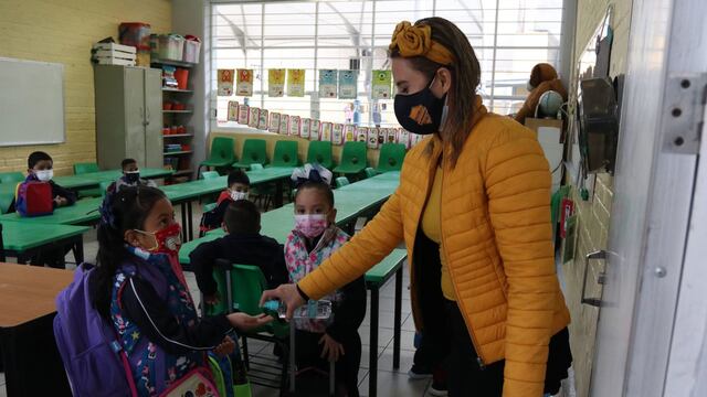 Aula de una escuela en CDMX