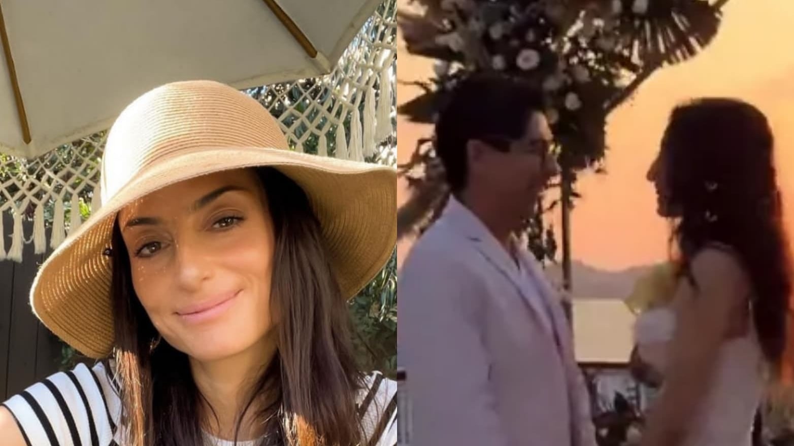 Marimar Vega comparte fotografías inéditas de su boda en la playa