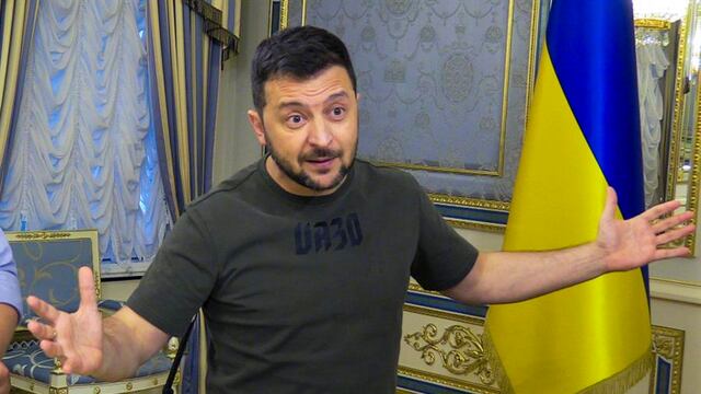 Volodímir Zelenski, presidente de Ucrania