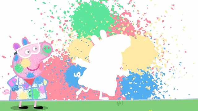 La fiesta de pintura de Peppa Pig