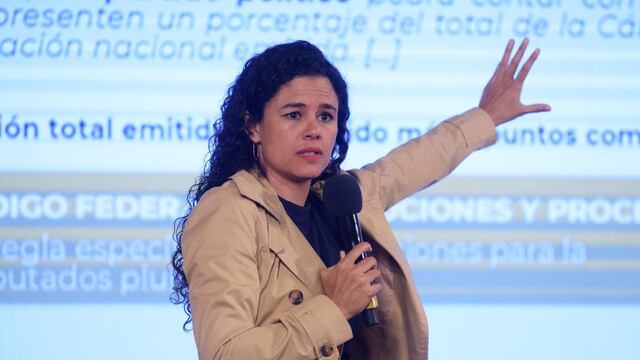Luisa María Alcalde defiende representación en Diputados