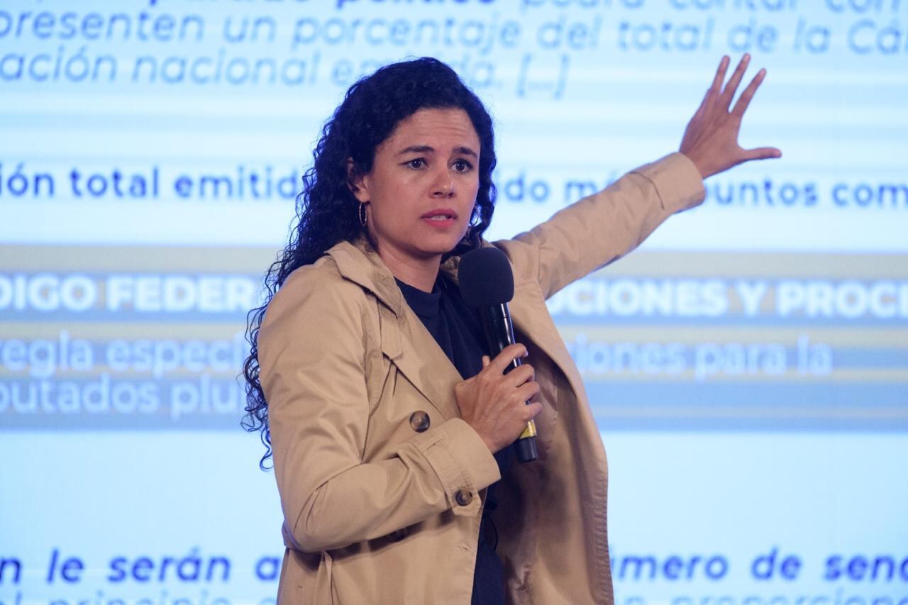 Luisa María Alcalde defiende representación en Diputados