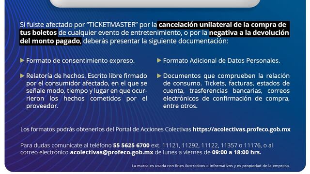 ¿Ticketmaster te debe dinero? Profeco pide unirte a acción colectiva para recuperarlo