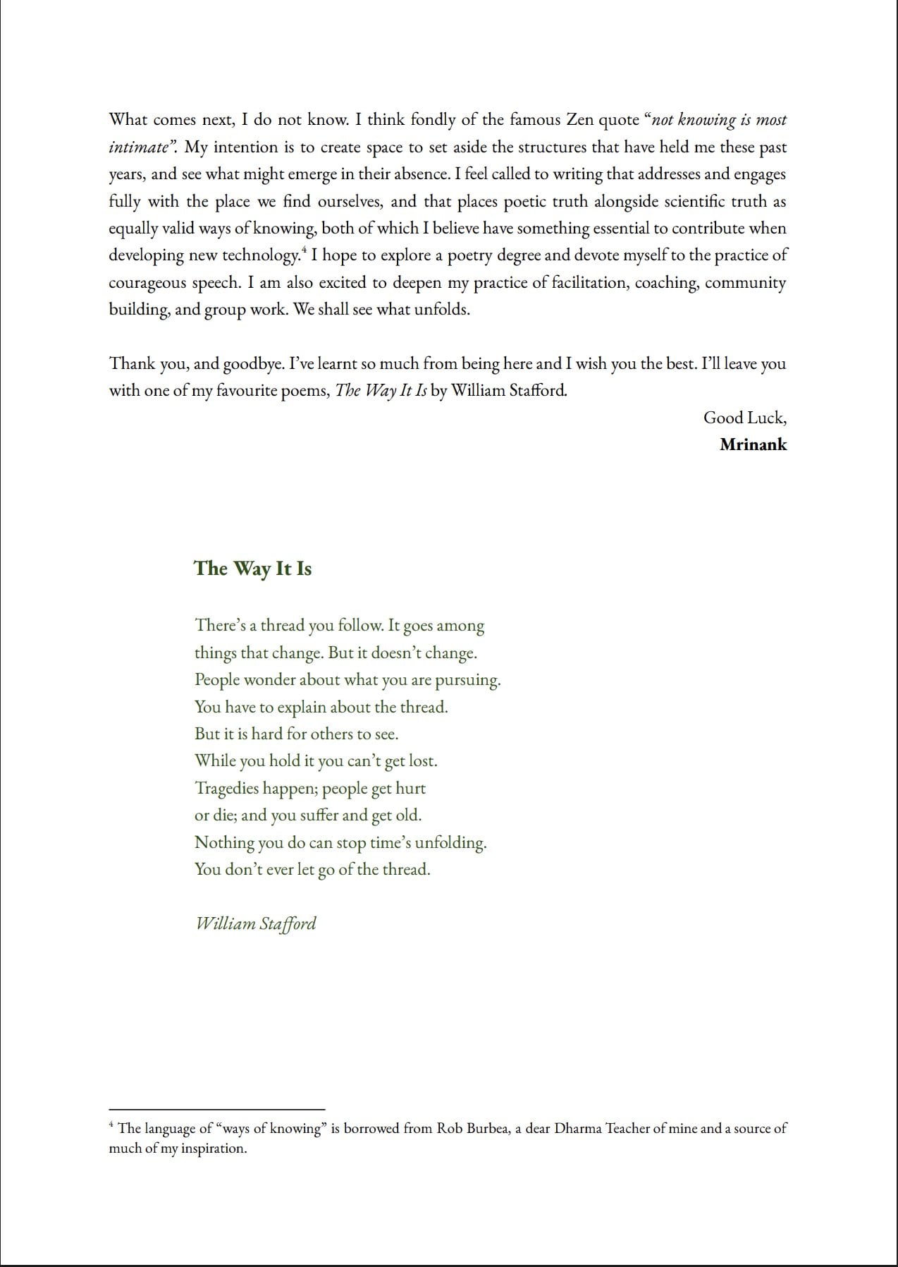 Mrinank Sharma publica su carta de renuncia en X