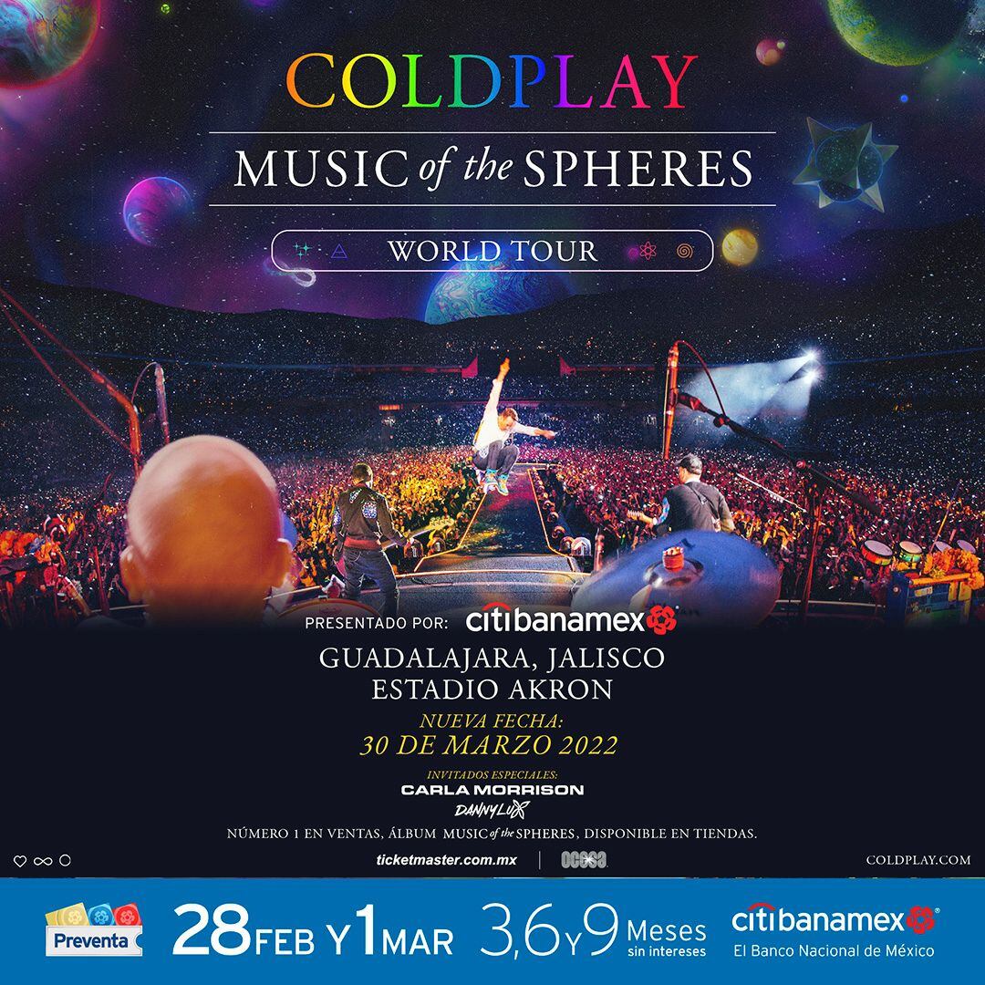Flyer Coldplay