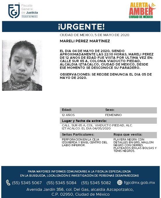 Ficha de búsqueda de Mareli.