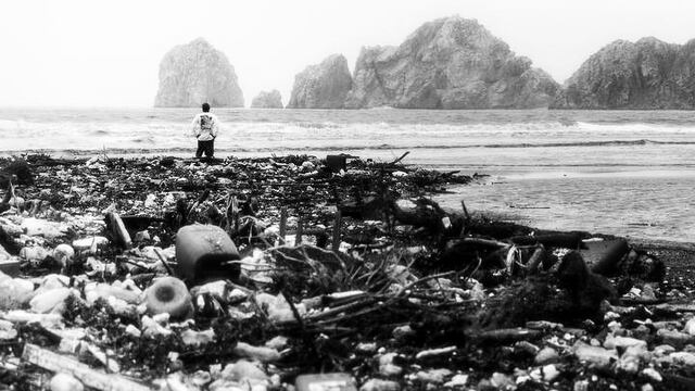 Panorámica de las playas después del paso de la tormenta tropical.