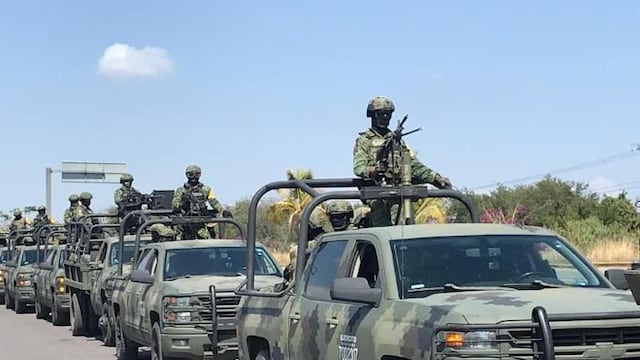 Militares llegando a Colima. Fotografía tomada de internet